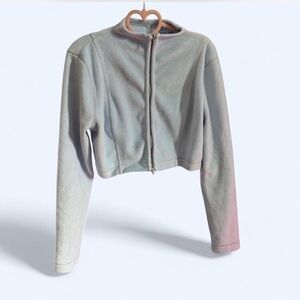 Urban Outfitters Fleece Light Blue Jacket